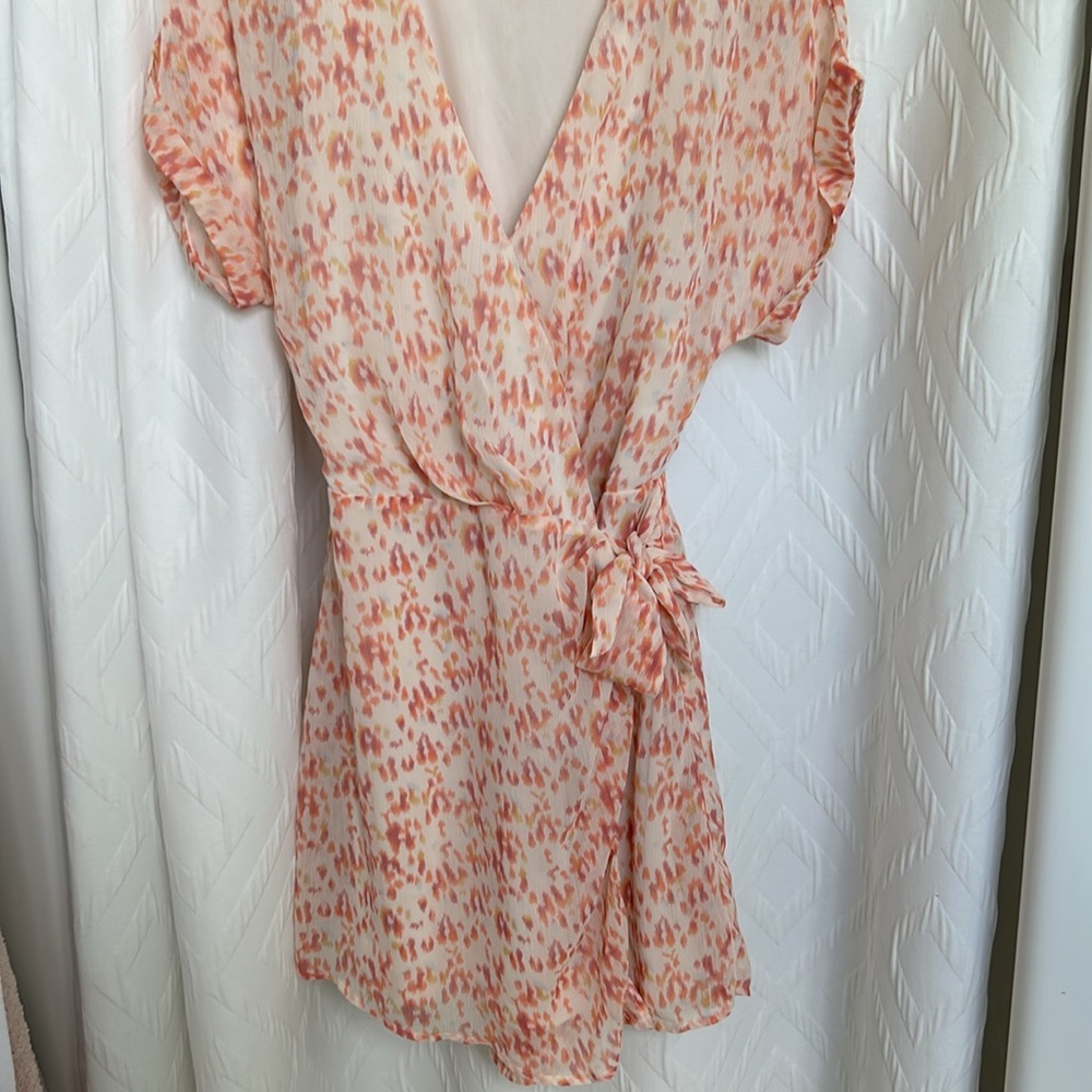 All in Favor faux wrap dress